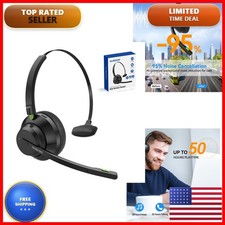 AUSDOM A2301 Trucker Bluetooth Headset Wireless 5.2 AI Noise Cancelling 50H picture