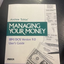 Managing Your Money, IBM/DOS 9.0 Book Vintage Andrew Tobias picture