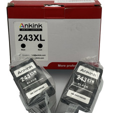 New Ankink 243XL Higher Yield Ink Cartridges - Black for Canon Printer open box picture