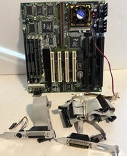 Vintage DFI G586IPV AT Socket 7 Pentium 120 RAM CPU heatsink I/O Motherboard picture