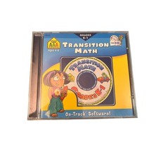 School Zone Transition Math K-1 CD-ROM Educational PC Windows 95 98 Homeschool picture
