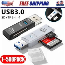USB3.0 SD Card Reader for PC Micro SD Card to USB Adapter for Camera MemoryC lot picture
