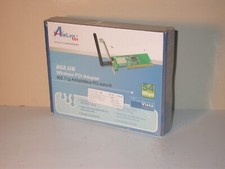 AirLink101 Wireless PCI Adapter Card 802.11g AWLH3028 54 Mb Sealed Package picture