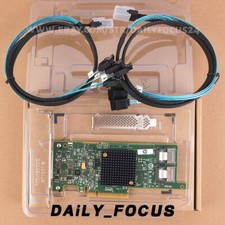 HP H220 (LSI 9207-8i) 6Gbps SAS PCIe3.0 P20 IT Mode ZFS FreeNAS unRAID W/2 Cable picture