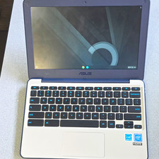 ASUS C202S Chromebook 11.6in Intel Celeron 4GB 16GB eMMC Chrome OS White  NJ NYC picture