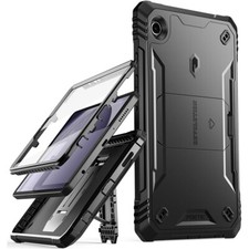 For Samsung Galaxy Tab A9 Case,Poetic with Kickstand Built-in-Screen Cover Black picture