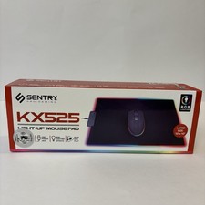Sentry Pro Gaming RGB Light-up Mouse Pad KX525 Large Size (12