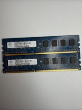 NANYA NT4GC64B8HG9NF-DI 8GB 2x4GB DDR3 SDRAM PC3-12800 2Rx8 CL11 1.5v TESTED picture
