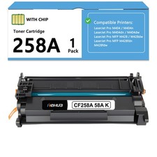 2PK BK CF258A 58A Toner Cartridge Compatible for HP LaserJet Pro M404dn lot picture