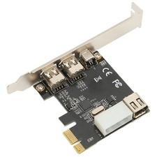 PCIE 1X To 1394A Card 4 Ports PCIE Firewire 1394A High Speed 2.5Gbps Bandwi OMQU picture