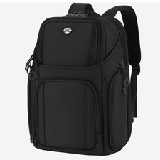 DUSLANG Laptop Backpack,Business Travel Anti Theft Slim Durable 17Inch, Black  picture