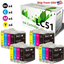 16-Pack LC51 ink set for Brother MFC-465CN MFC-3360C MFC-685CW Printer picture