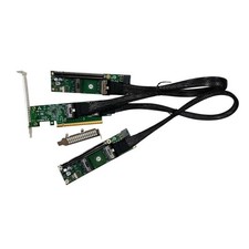  PCIe 5.0 x16 to MCIO 8i SFF-TA-1016 to X8 X8 Bifurcation Adapter Riser Card US picture