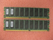 DDR 512MB 2x256MB PC-2700 DDR-333 KINGSTON RAM  KIT KTF0598-INB6  DDR1  INFINEON picture