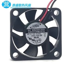ADDA AD0412HB-G70 4010 DC12V 0.10A 4CM 2-Wire Dual Balloon Silent Cooling Fan picture