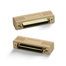 SCSI HPDB68 68 Pin Female to Female Coupler Adapter Gender Changer Ext - Beige picture