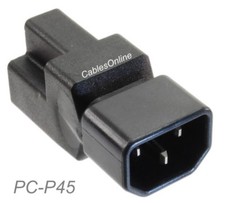 IEC 320 C14 Male to Nema 5-15R Female Power Adapter, PC-P45 picture