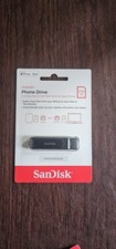 SanDisk 256GB Phone Drive for iPhone (Blue) USB-C & Lightning SDIXD0N-256G-AW6ME picture