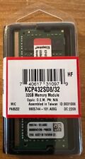 Kingston 32GB DDR4 3200 Memory Module for Laptop KCP432SD8/32  *NEW,SEALED