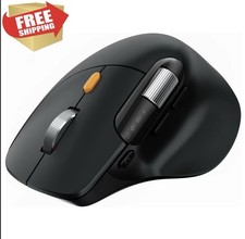ProtoArc EM25 Ergonomic Mouse Multi-Device Bluetooth Wireless USB-C Black picture