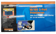 Linksys Etherfast 10/100 3-Port Print Server EPSX3 NEW OPEN BOX picture