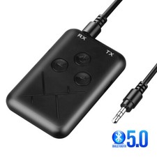 Bluetooth Receiver Transmitter 2-in-1 Wireless Audio 3.5mm Jack RCA Adapter☑@ picture