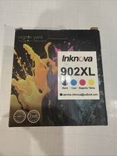 HP Compatible 902XL Black Color Combo Printer Ink Cartridges- Exp 08/2027 picture