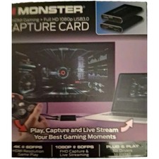 Monster 4K HDMI Video Capture Card USB 3.0 Digital Capture MAD1-2024-BLK picture