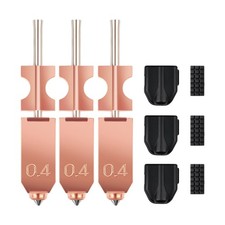 3Pcs 0.4mm Hotend Nozzle Kit for 3D Printer Extruder, Compatible with Flashforge picture