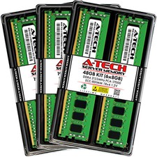 A-Tech 48GB 6x 8GB 1Rx4 PC4-17000R DDR4 2133 MHz ECC REG RDIMM Server Memory RAM picture