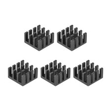 Cross Shaped Notch Heatsinks for MOS GPU IC Chip 5pcs picture