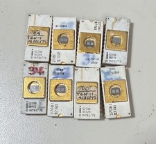 Intel C2708 vintage ceramic white gold EPROM CPU ROM IC chip (Lot Of 8) picture