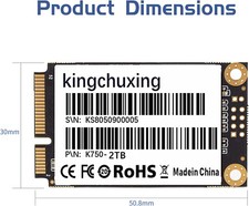 Kingchuxing mSATA 128GB Internal Solid State Drive 6Gb/s For PC/ Laptop 500MB/S picture