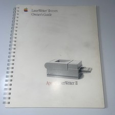 Macintosh LaserWriter IINT/NTX Owner’s Guide 1988 Apple Collector Vintage picture