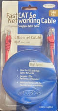 Belkin Fast CAT5e Networking Ethernet Cable RJ45 Male/Male 14 FT 350 MHz+ Red picture