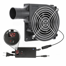 Whtech 120Mm X 32Mm Blower Fan with LED Voltage Display Speed Controller, 110V A picture