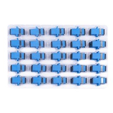 50 PCS SC To SC UPC Fiber Optic Coupler Adapter Singlemode Simplex Female picture