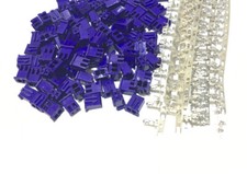 2-Pin JST-XH 2.5mm Purple Color Female Connector Crimp Pin DIY RC Battery 50 Set picture