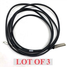 NetApp Molex 5.0M/16ft External SAS Shielded Cable QSFP to QSFP 112-00178 Lot 3 picture