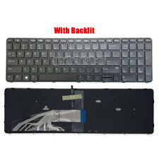 New For HP Probook 650 G2 G3 655 G3 450 G3 US Keyboard Backlit 841137-001 picture