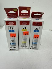 Canon 21 - 3 Pack Mega Tank Refills - Cyan And Yellow Bottles picture