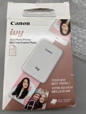 Canon IVY Mini Photo Printer 2x3 Bluetooth ZINK White Rose Gold PV-123-RG picture