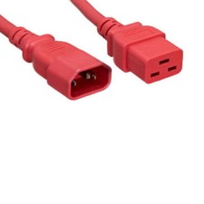 2 Ft RED Power Cable for HP HPE Aruba 6400 R0X36A Network Switches JumperCord PD picture