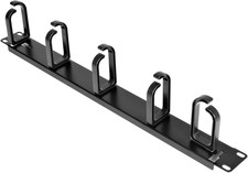 Startech 1U D-Ring Rack Cable Management Panel - Durable Metal Design picture