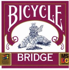 Bicycle Bridge 1995 PC CD learn to play win tricks suit trump highest card game picture