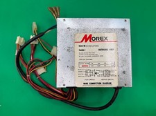 Morex 200W AT Desktop Computer Power Supply 110/220V Made in Taiwan RE picture