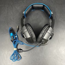 SADES SA-807 Gaming Headset Black Blue Pc X Box Laptop Mic Muted Headphones picture