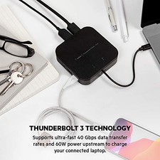 BELKIN THUNDERBOLT 3 DOCK CORE WITH THUNDERBOLT 3 CABLE - USB C HUB - 7-IN-1 - picture