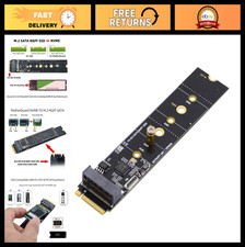M.2 SSD SATA NGFF to NVMe M-Key Expansion Card Adapter JMB582 for 2230/2242/2260 picture