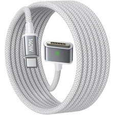 LISEN USB-C To Magnetic 3 Cable (6.6FT) For M4 MacBook Air Pro Charger, 140W picture